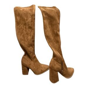 Steve Madden Tan Over the Knee Boots
